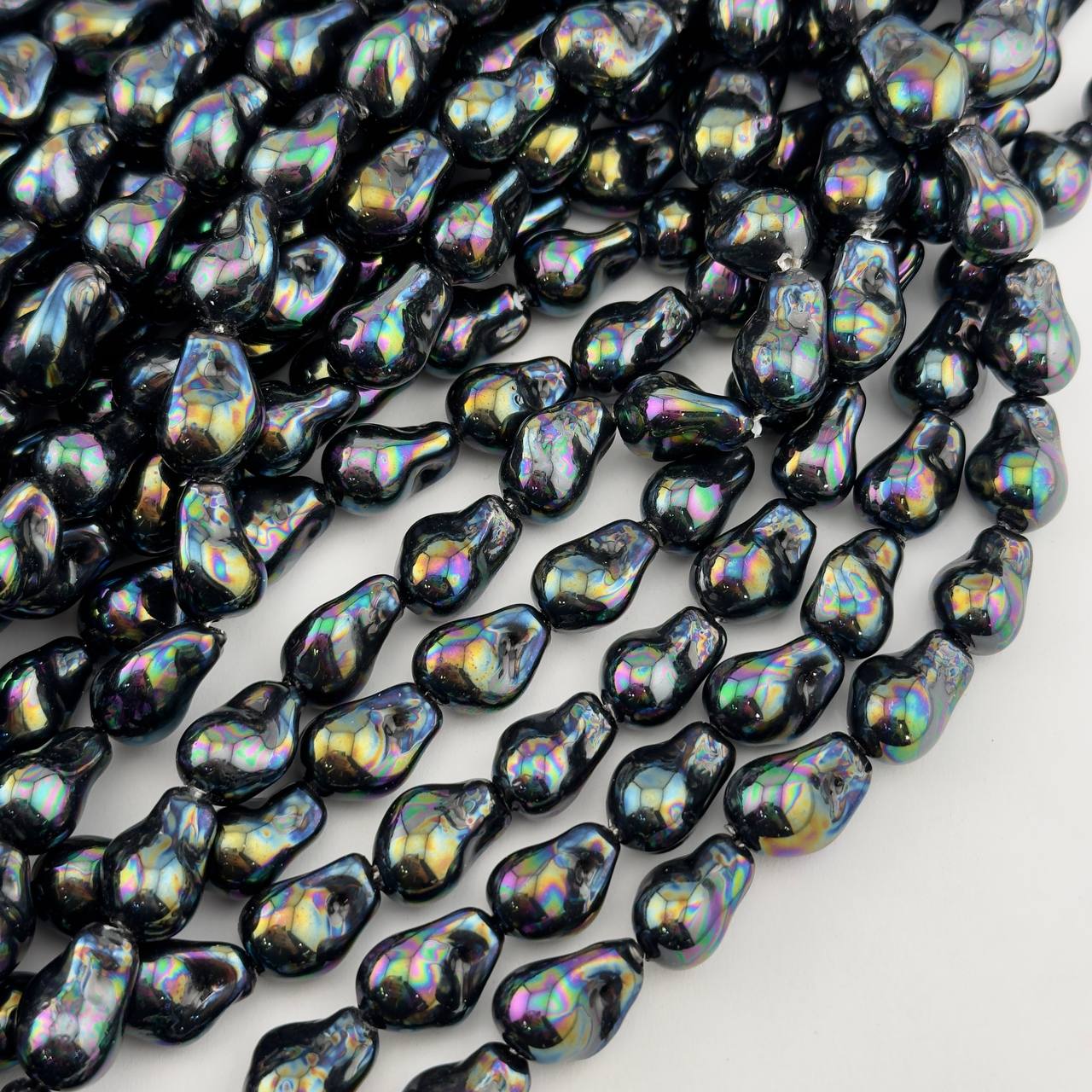 Майорка касуми цвет черный размер 10*14мм