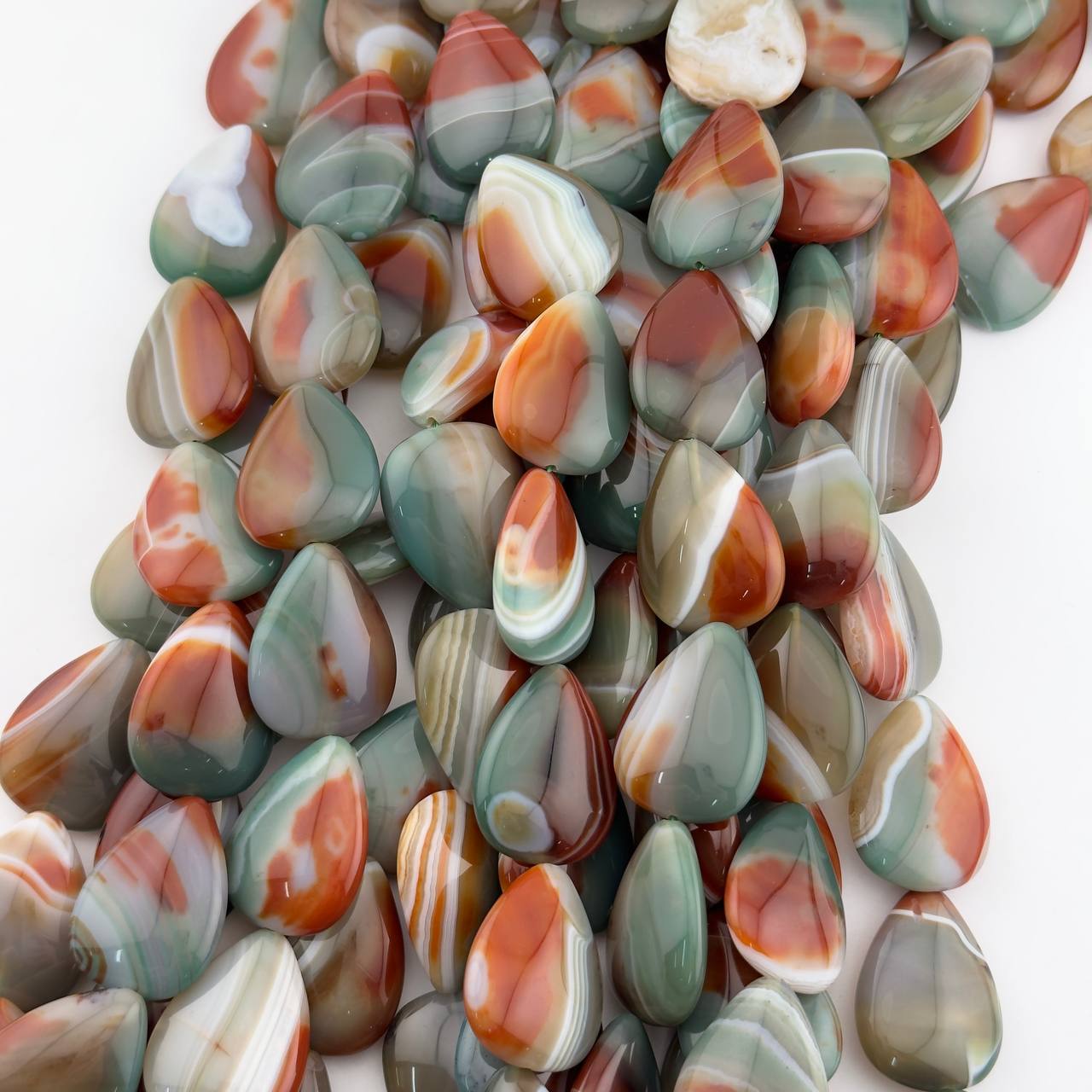 Агат Ботсвана размер 20*29мм натуральный камень