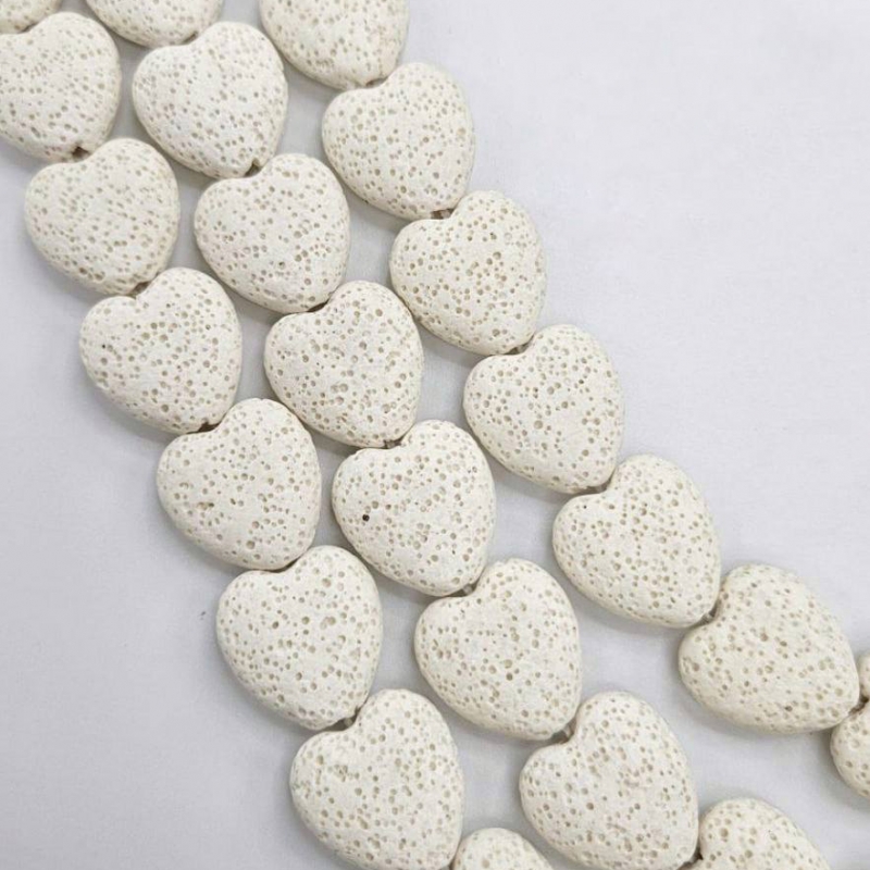 Бусины Вулканическая лава размер 20мм натуральный камень