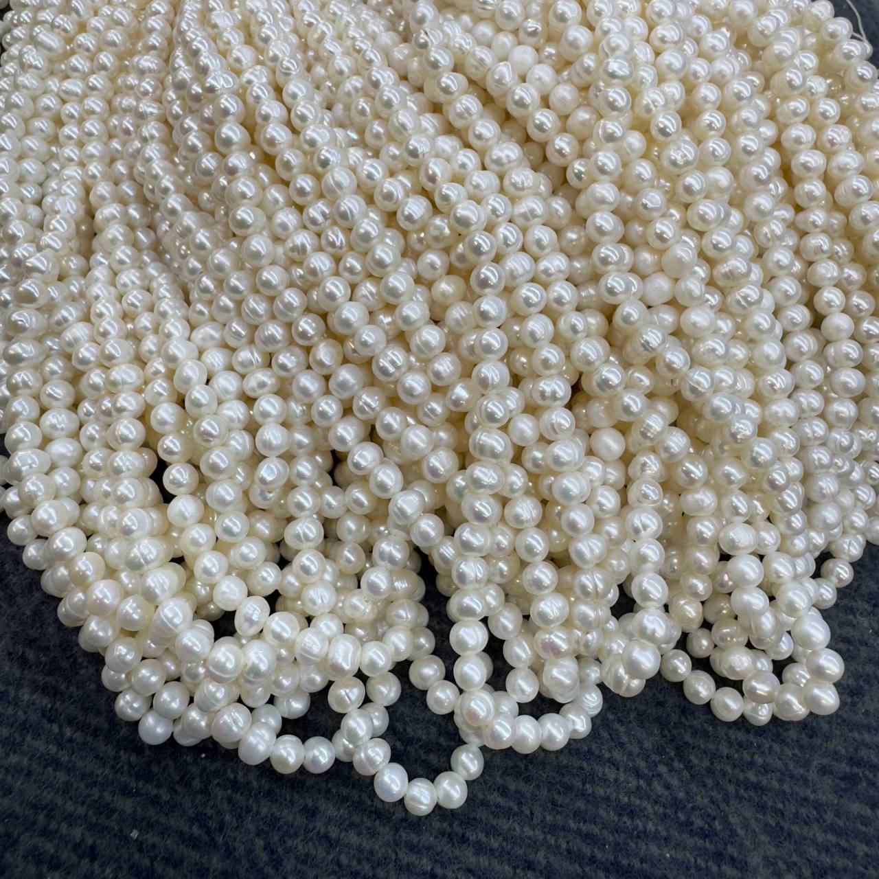 Жемчуг А культивированный размер 4-5мм